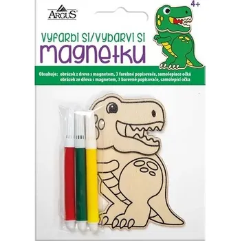 Kosmetická sada EASY CRAFT Kreativní tvoření – Vybarvi si magnetku Dinosaurus
