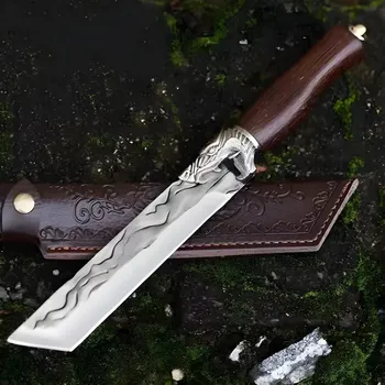 Kuchyňský nůž IZMAEL Kuchyňský nůž AG 33009 Hnědá 18.5 cm