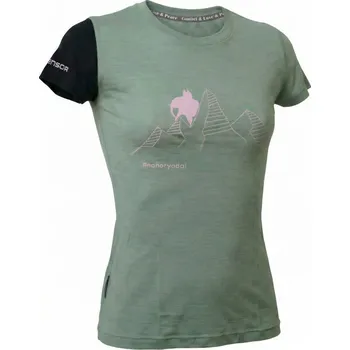 Dámské termoprádlo Sensor Hanibal Merino Air KR dámské basil green/black XL