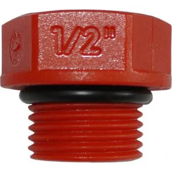 Vodovodní potrubí Zátka s těsněním krátká 1/2" EKOPLASTIK - ZAGXXXXX