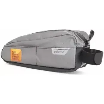 rám kola Woho X-Touring Top-Tube brašna na rám 850 ml Honeycomb Iron šedivá