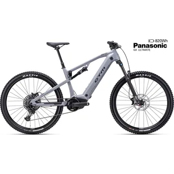 Elektrokolo CTM AREON GX Comp - sivá / čierna velikost rámu: XL