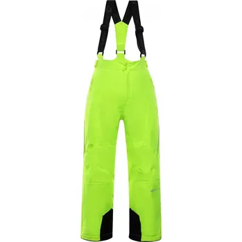 Chlapecké oblečení Dětské lyžařské kalhoty ALPINE PRO ANIKO 3 KPAP168 SVĚTLE ZELENÁ 92-98