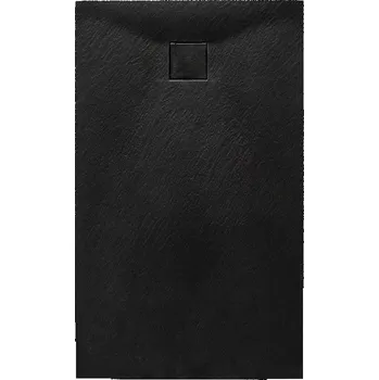 Sprchová vanička BPS-koupelny Obdélníková akrylátová sprchová vanička HYD-OSV-RIKO 120x70 černá