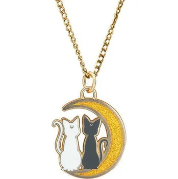 Náhrdelník Náhrdelník Sailor Moon - Cats on the Moon Zlatá