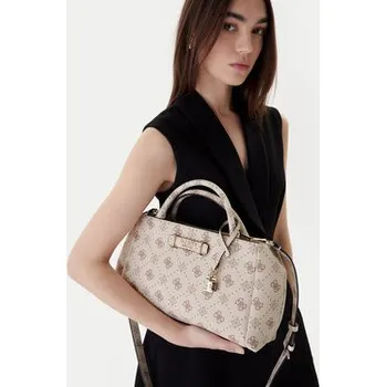 Kabelka Kabelka Guess Carrie Logo HWGP98 98060 Écru OS
