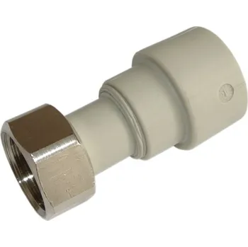 Vodovodní potrubí Přechodka plastová 20x1/2" s převlečnou maticí WAVIN EKOPLASTIK - SNAM02020X