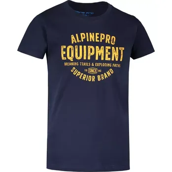 Chlapecké tričko Chlapecké triko ALPINE PRO DENNO KTST357 TMAVĚ MODRÁ 92-98