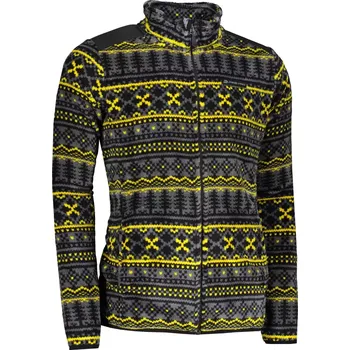 Pánská mikina Pánská fleecová mikina ALPINE PRO ELK 7 MSWS249 ČERNÁ XS