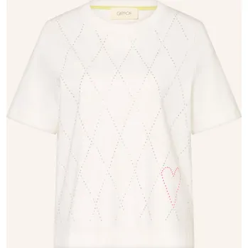 Dámské tričko Cartoon Dámské Tričko S Ozdobnými Kameny, bílá / neonově...