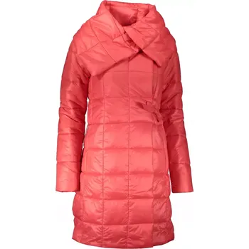 Dámské oblečení Dámský kabát ALPINE PRO IKMA LCTS132 ČERVENÁ M