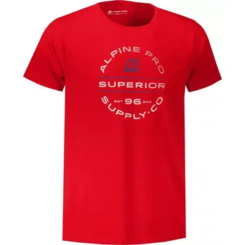 Pánské oblečení Pánské triko ALPINE PRO ALLON MTSY761 ČERVENÁ S