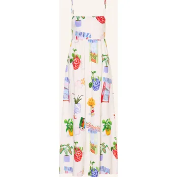 Dámské šaty Seafolly Dámské Plážové Šaty La Boca S Lnem, krémová /...