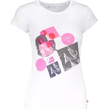 Dámské oblečení Dámské triko ALPINE PRO SASHA 2 LTSM341 BÍLÁ XS