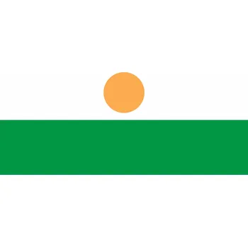 Vlajka Niger vlajka - 30 x 45 cm - tunel, karabina