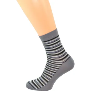 Dámské ponožky Gapo Dámské ponožky Stretch Proužek 1. Velikost: 7-8 (EU 41-42), 2. Barva: středně šedá