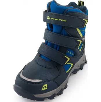 Chlapecká zimní obuv Dětské zimní boty ALPINE PRO ROGIO KBTB403 TMAVĚ MODRÁ 33