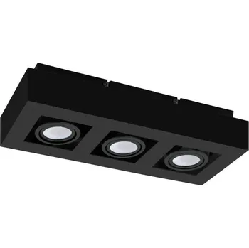 Bodové svítidlo Eglo 31064 - LED Bodové svítidlo MENDOZA 3xLED/4,7W/230V 3000K černá