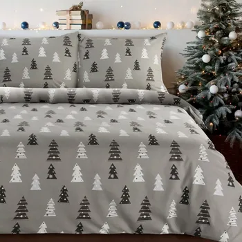 Povlečení Vánoční povlečení 100% bavlna flanel LEON 1x 140x200 cm, 1x povlak 70x80 cm MyBestHome