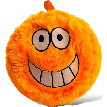 Volejbalový míč GGV 5566 Plyšový míč chlupatý pro děti 25 cm, oranžová