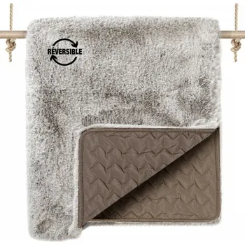 Pelíšek pro psa Oboustranná deka s kožešinou pro psy Milk & Pepper Alden Velikost: M