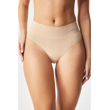 Kalhotky Tanga Bamboo Nature se zvýšeným pasem