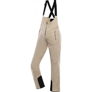 Dámská móda Dámské lyžařské softshellové kalhoty ALPINE PRO GERANA LPAD673 BÍLÝ PEPŘ L