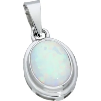 Přívěsek Goldstore Stříbrný přívěsek s opálem oválným Varianta: stříbrný přívěs