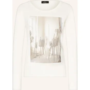 Monari Dlouhé Rukávy S Ozdobnými Kameny, bílá