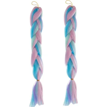 Soulima Kanekalonové copánky Ombre růžovomodré, 2 ks