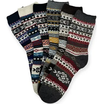 Pánské ponožky Ponožky z ovčí vlny pánské PA-629 - 3 páry - 44-47