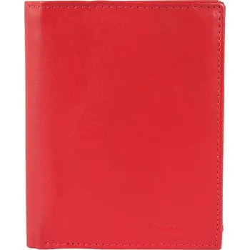 Peněženka Pánská peněženka z pravé kůže Excellanc ve formátu na výšku, červená