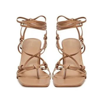 Dámské sandále Sandály DeeZee F8755-1 Béžová 38