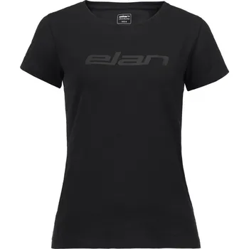 Oblečení a móda ELAN T-SHIRT LOGO BLACK W Barva: Černá, Velikost: M