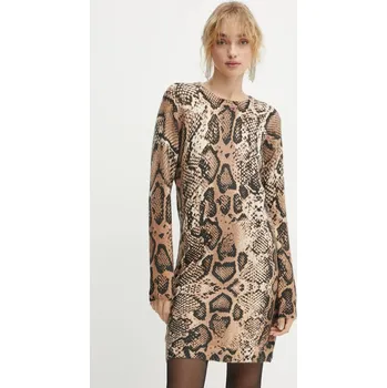 Dámské šaty Šaty Morgan RMEBRA béžová 80X, vel. XS