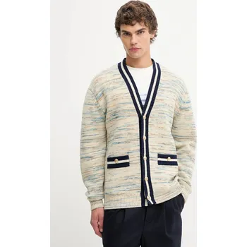 Dámský svetr Vlněný kardigan Drôle de Monsieur Le Cardigan MoulinE I.CA161.WO018 béžová 01X, vel. XL