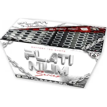 Zábavní pyrotechnika Ohňostrojový kompakt Platinium Series 100 ran / 20mm