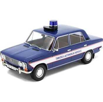 autíčko Lada 1500 VAZ-2103 Československá lidová armáda 1975 1:18 - Model Depo / CAL Lada-1500 VAZ-2103 Ministerstvo obrany ČSSR, Tankova a automobilní inspekce, Praha - kovová model auta
