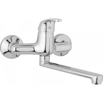 Vodovodní baterie Nástěnná dřezová a umyvadlová baterie SLIM, rozteč 150 mm, ramínko 200 mm JB SANITARY - A10 35 00