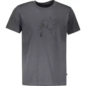 Pánské oblečení Pánské triko ALPINE PRO TIBERIO 8 MTSR474 TMAVĚ ŠEDÁ S