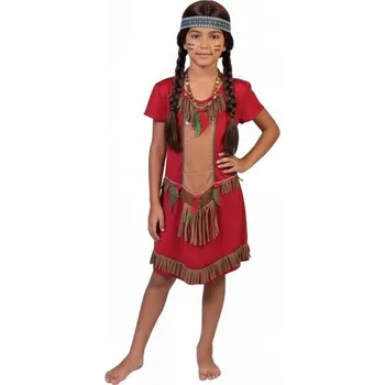 Karnevalový kostým Dětský kostým Indiánka červená 164