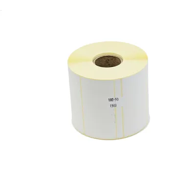 Kotouček do pokladny a tiskárny štítků Etiketa na kotouči 100x50mm, papírová, dutinka 40mm