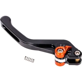 Motodíl Brzdová páčka pravá Puig 3.0 nastavovací, krátká - černá oranžová PUI230-NT