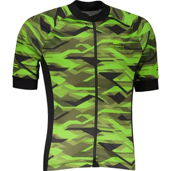 cyklistický dres Pánský cyklo dres ALPINE PRO BERESS MTSX688 ZELENÁ XS