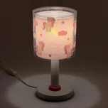 Dalber 41591N - LED Dětská lampička UNICORNS 1xG4/4W/230V růžová