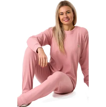 Dámské pyžamo Dámské růžové pyžamo TERMO hřejivé a měkké 1B2361 růžová s
