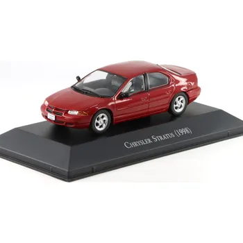 autíčko Chrysler Stratus 1998 červený 1:43 - DeAgostini časopis s modelem Chrysler Stratus - kovový model