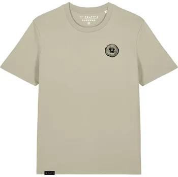 Pánské tričko PEATY'S PUBWEAR TRIKO S KRÁTKÝM RUKÁVEM TRAIL BUILD CREW / STONE M (PEATY'S PUBWEAR TRIKO S KRÁTKÝM RUKÁVEM TRAIL BUILD CREW / STONE (PPW-25-TEE-TBC-STN) M)