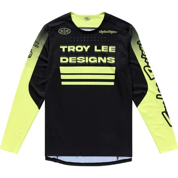 cyklistický dres TLD DRES S DLOUHÝM RUKÁVEM SPRINT SEGMENT BLACK (32377301) M (TLD DRES S DLOUHÝM RUKÁVEM SPRINT SEGMENT BLACK (32377301) M)