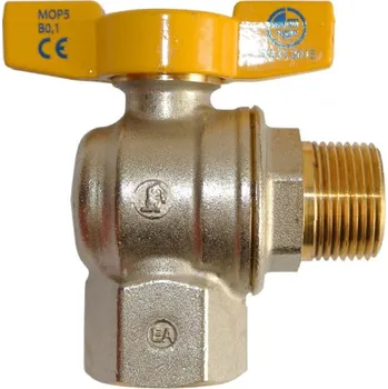 Ventil Kul.kohout FM 1"plyn rohový motýl Giac.